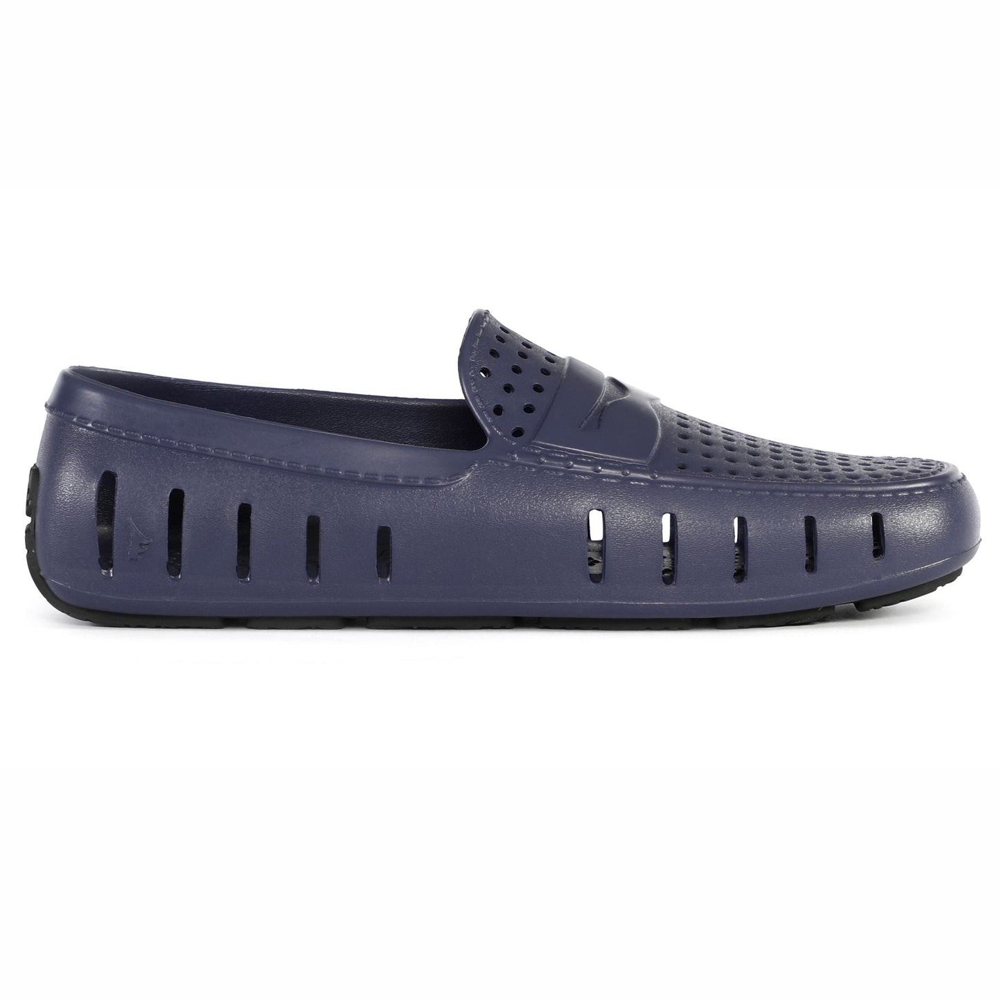 men s country club midnight blue/black loafers,5
