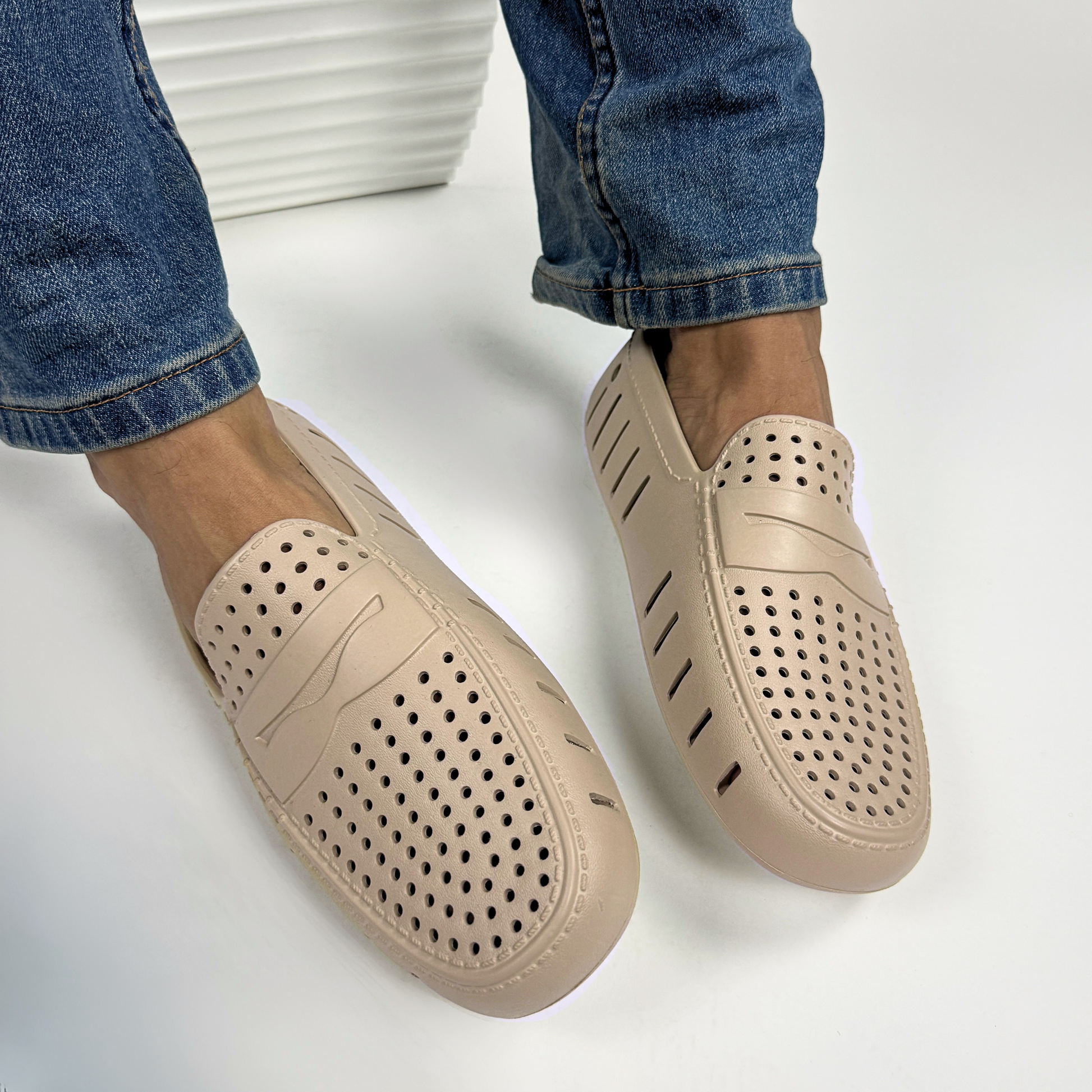 Men's Country Club Driver Foam Shoe | Warm Sand/Coconut