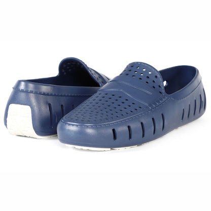 Men's Country Club Navy Peony Bright White Loafers