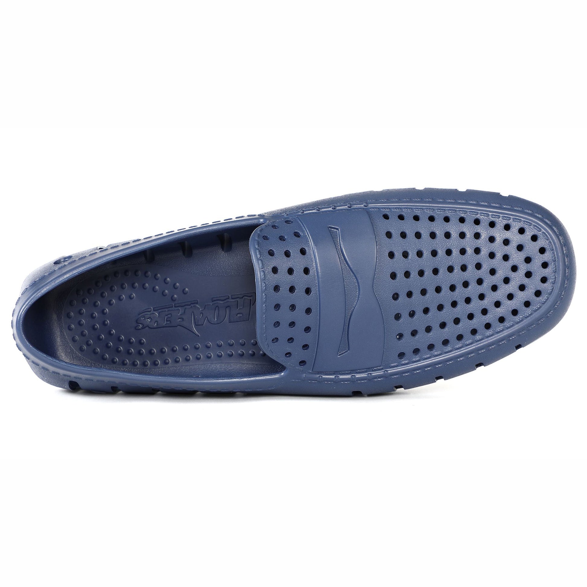 Men's Country Club Navy Peony Bright White Loafers