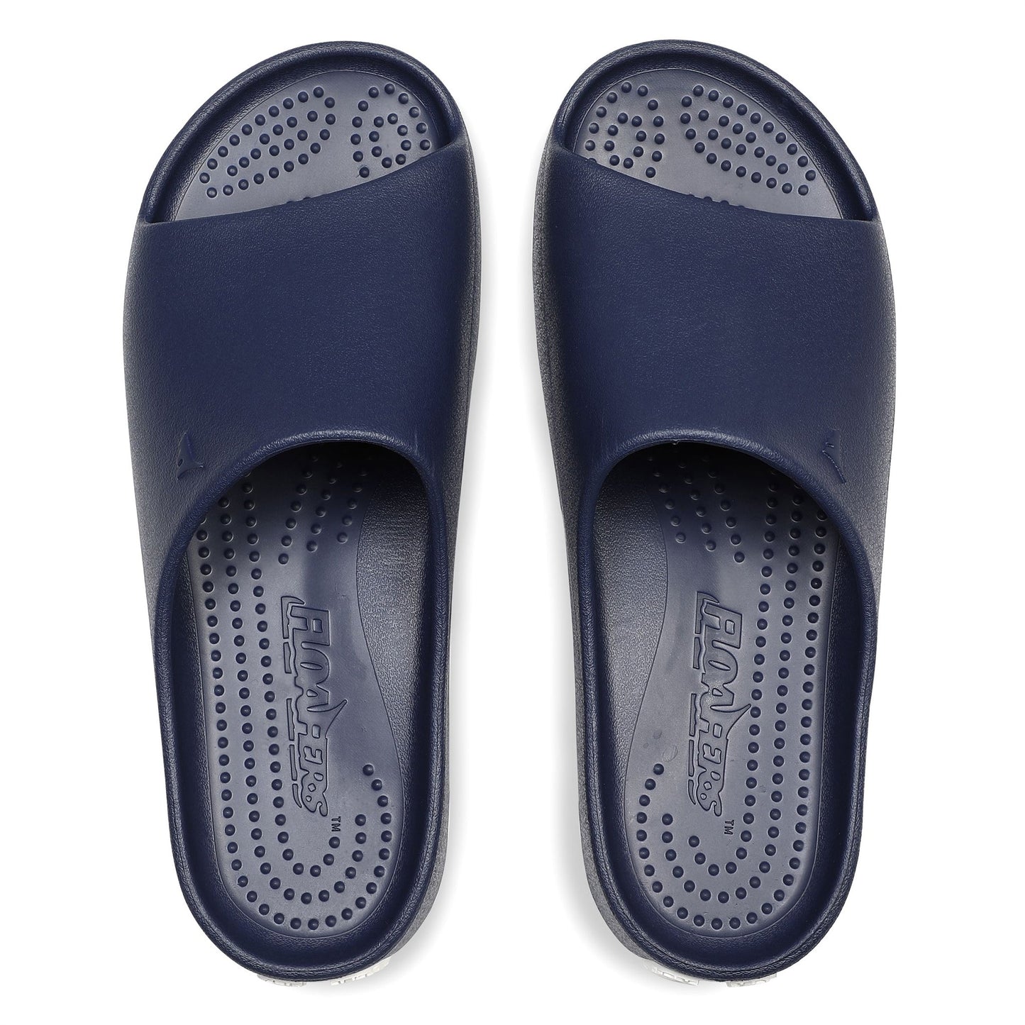 NAVY PEONY/BRIGHT WHITE LANE-4 MENS SLIDE