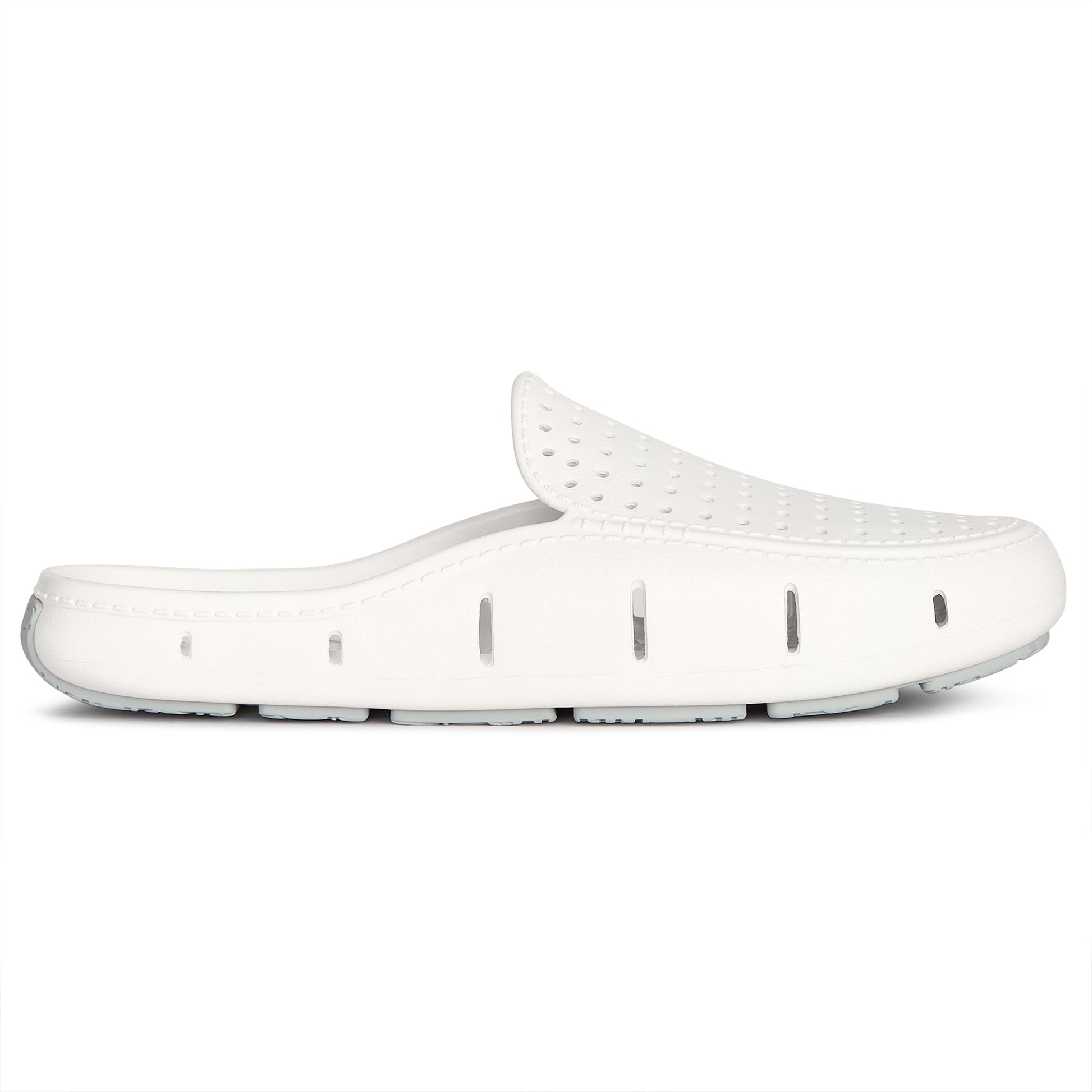 Men’s Sunset Slide Foam Shoe | Bright White/Harbor Mist Gray