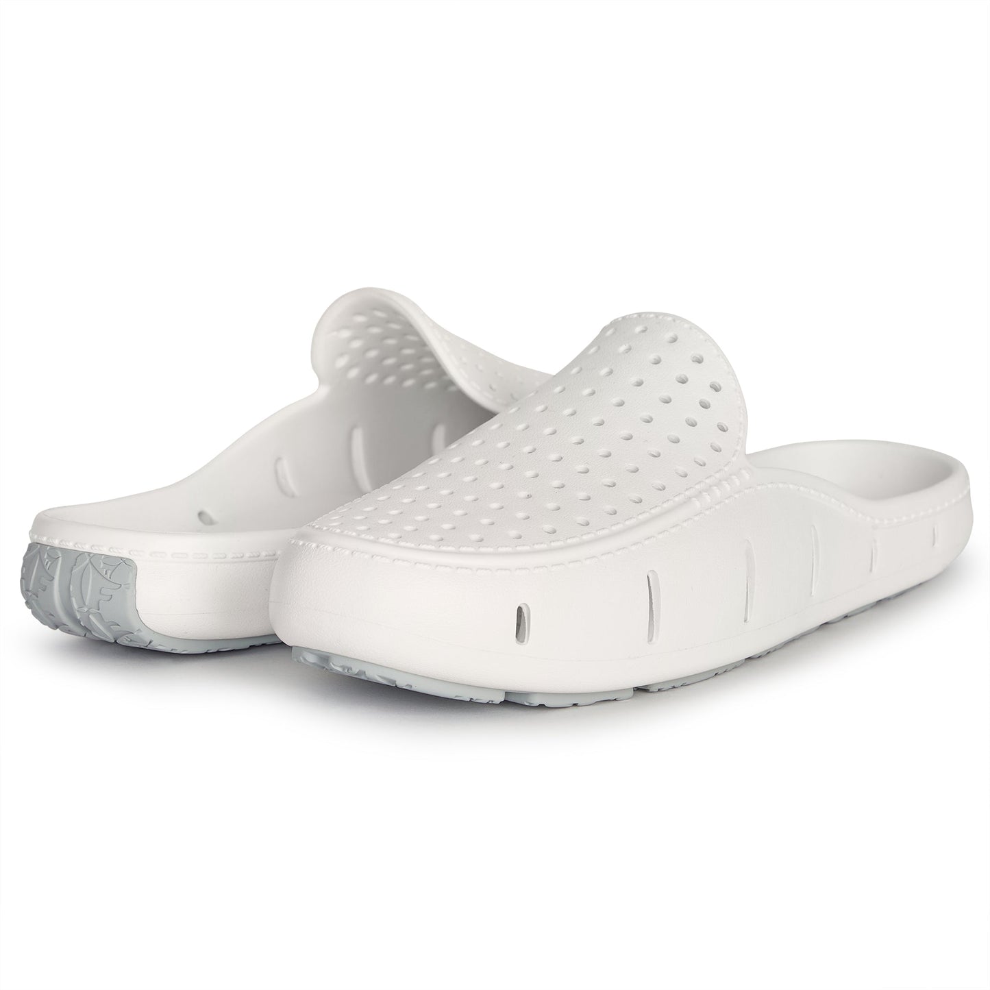 Men’s Sunset Slide Foam Shoe | Bright White/Harbor Mist Gray