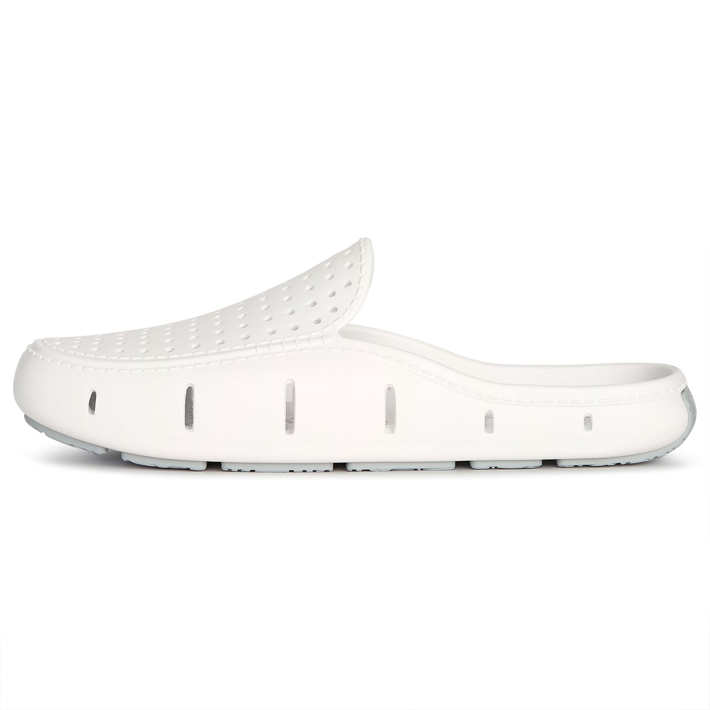 Men’s Sunset Slide Foam Shoe | Bright White/Harbor Mist Gray