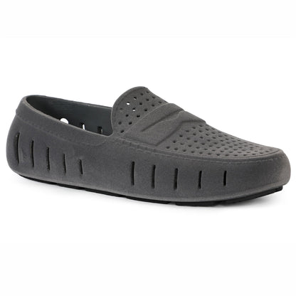 Men's Country Club Slate Grey Black Suede Loafers