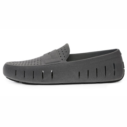 Men's Country Club Slate Grey Black Suede Loafers