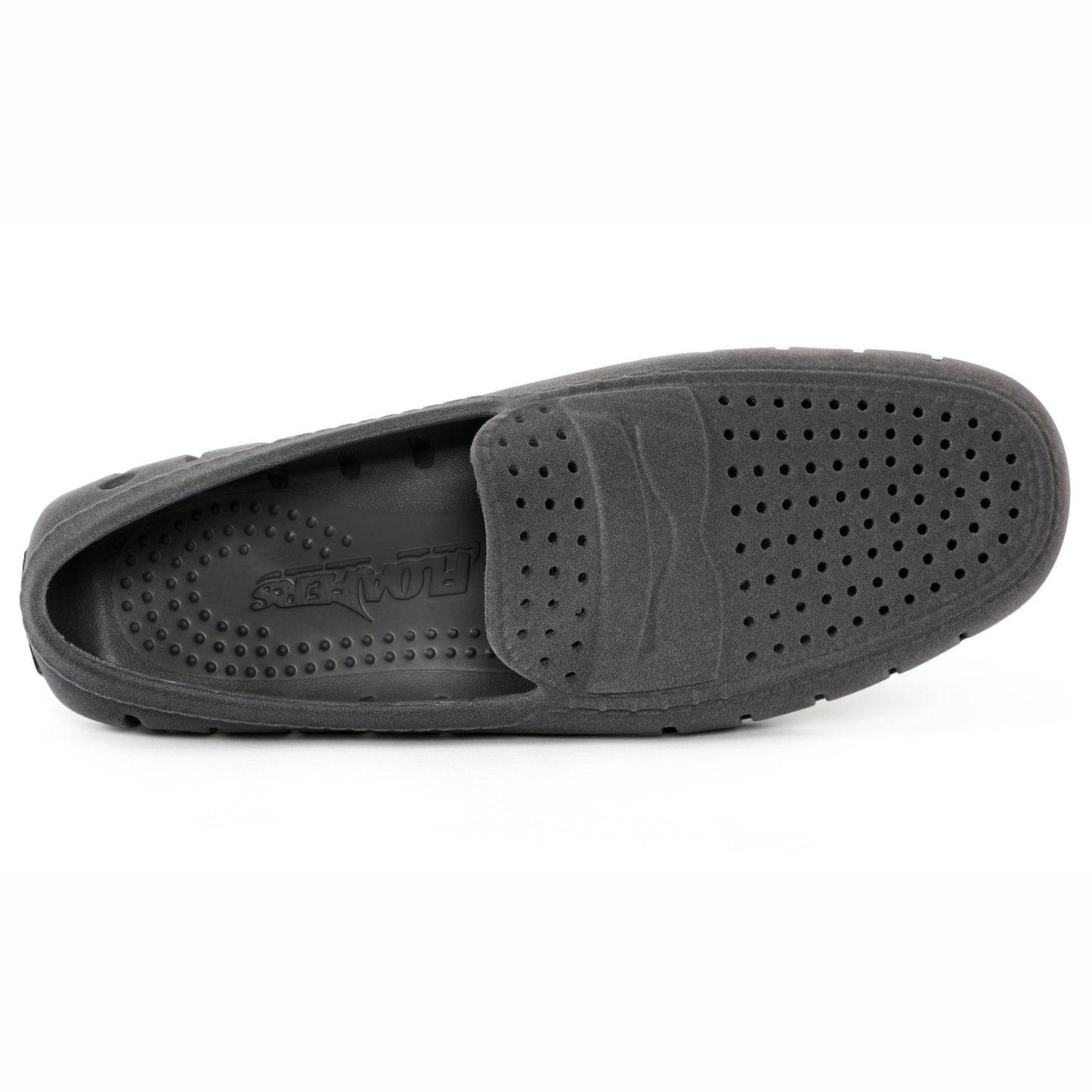 Men's Country Club Slate Grey Black Suede Loafers