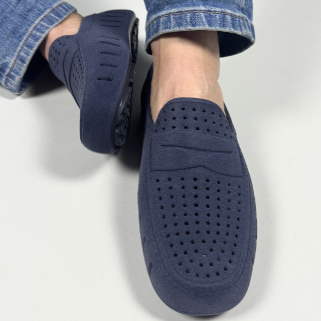 Men’s Country Club 3.0 Driver Foam Shoe | Navy Vegan Suede