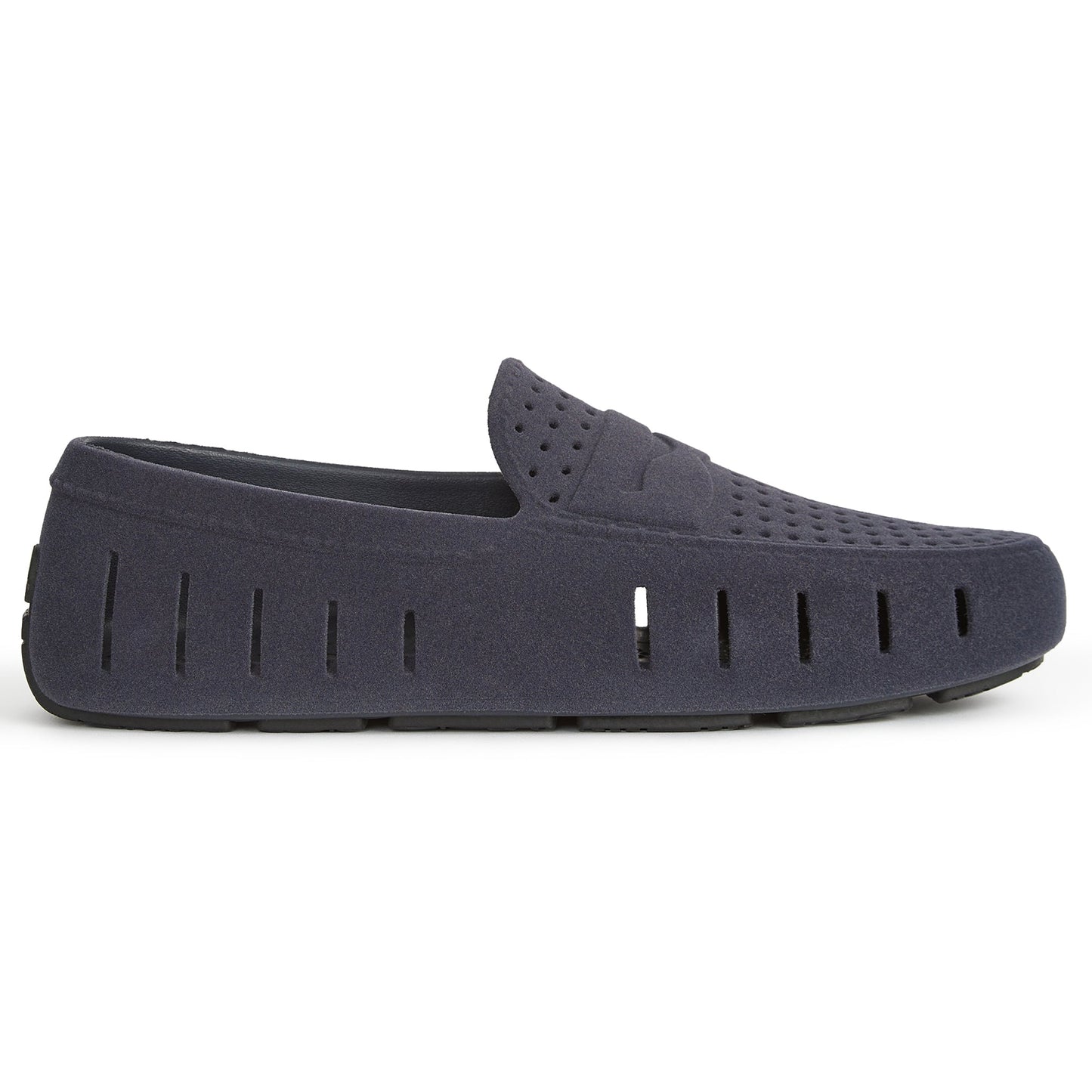 men s country club navy suede loafers,5