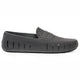 men s country club slate grey black suede loafers