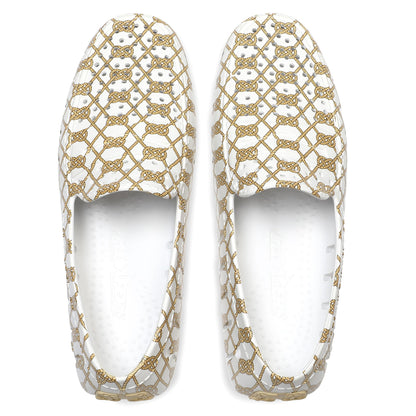 WHITE ROPE/CREAM COUNTRY CLUB PRINT - FINAL SALE