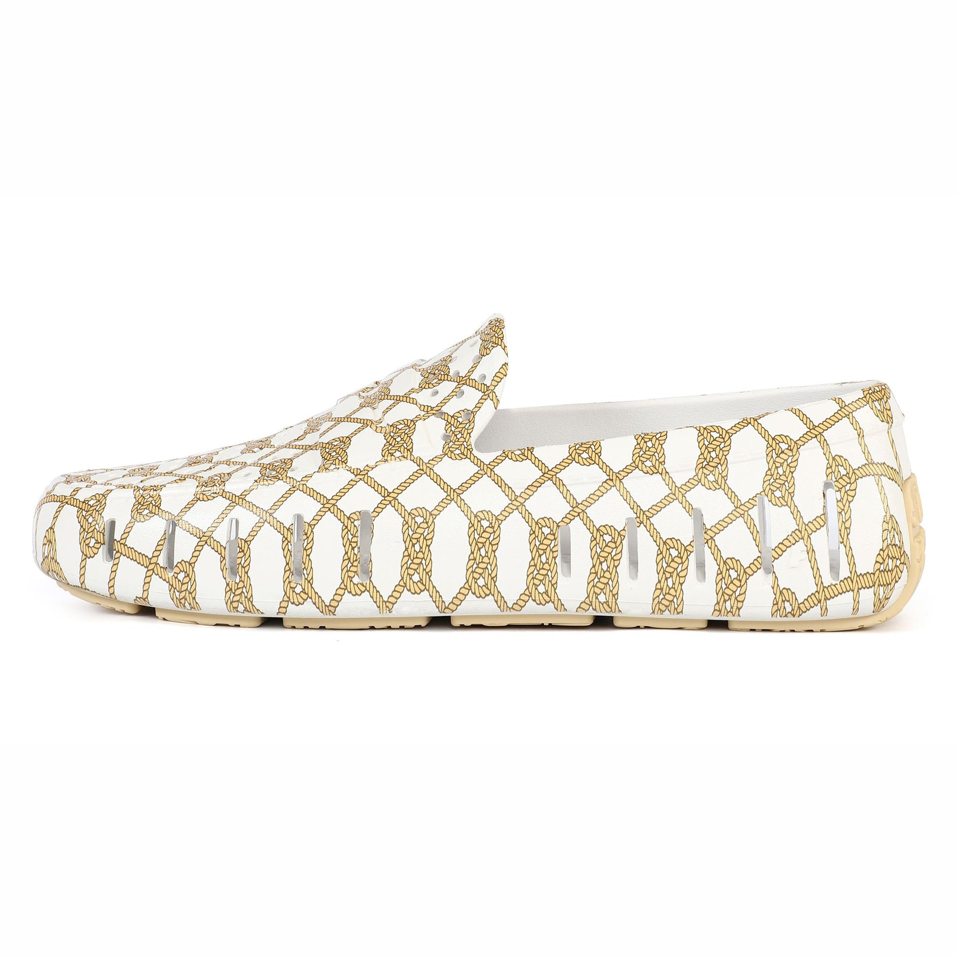 WHITE ROPE/CREAM COUNTRY CLUB PRINT - FINAL SALE