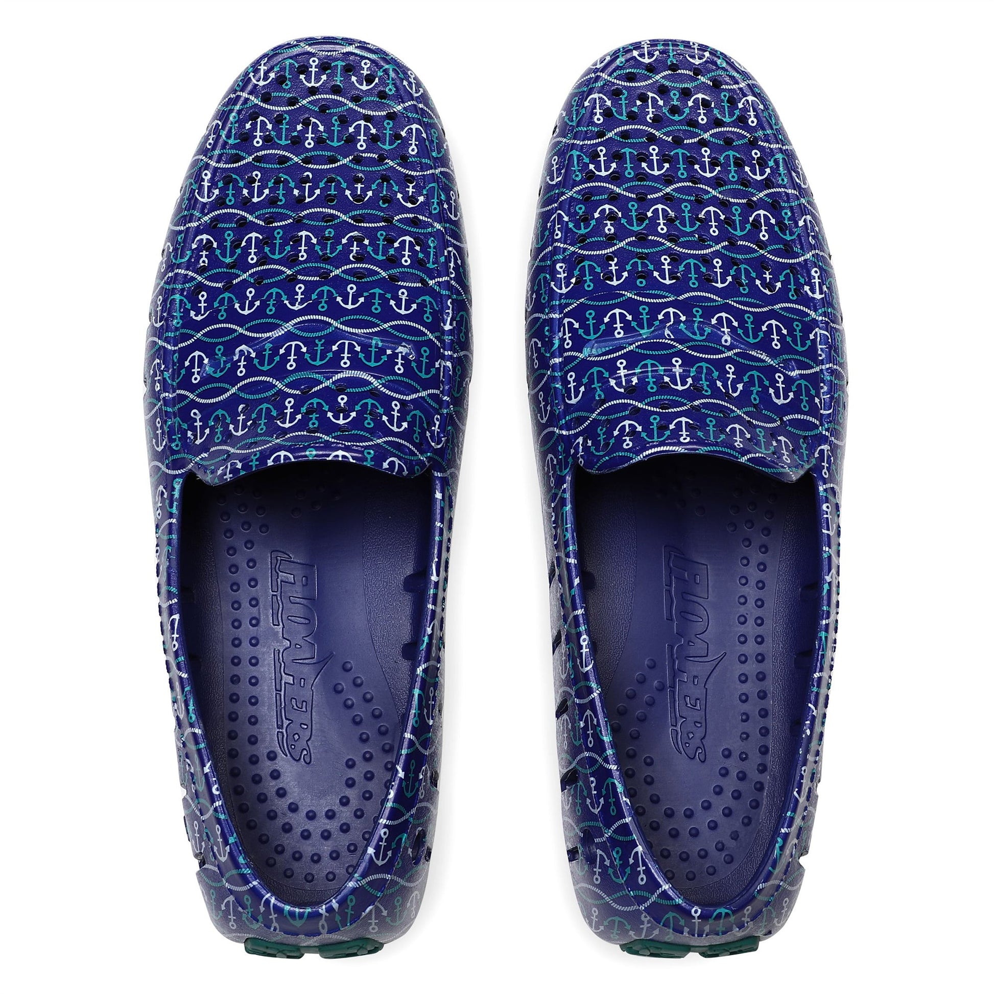 BLUE NAUTICAL/TEAL COUNTRY CLUB PRINT - FINAL SALE