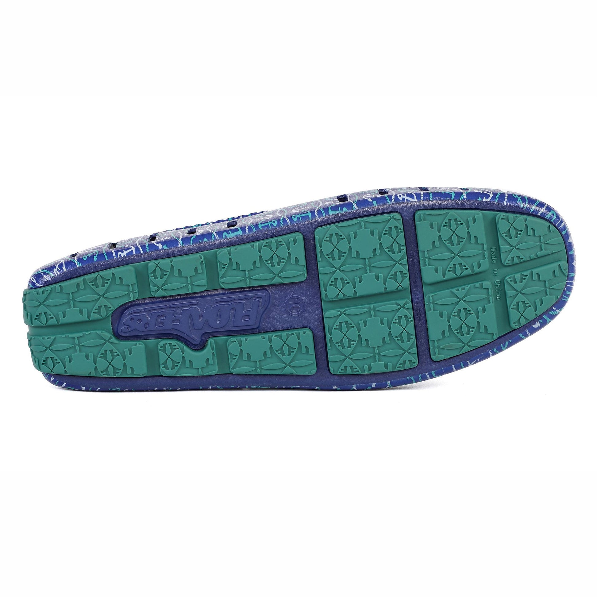 BLUE NAUTICAL/TEAL COUNTRY CLUB PRINT - FINAL SALE