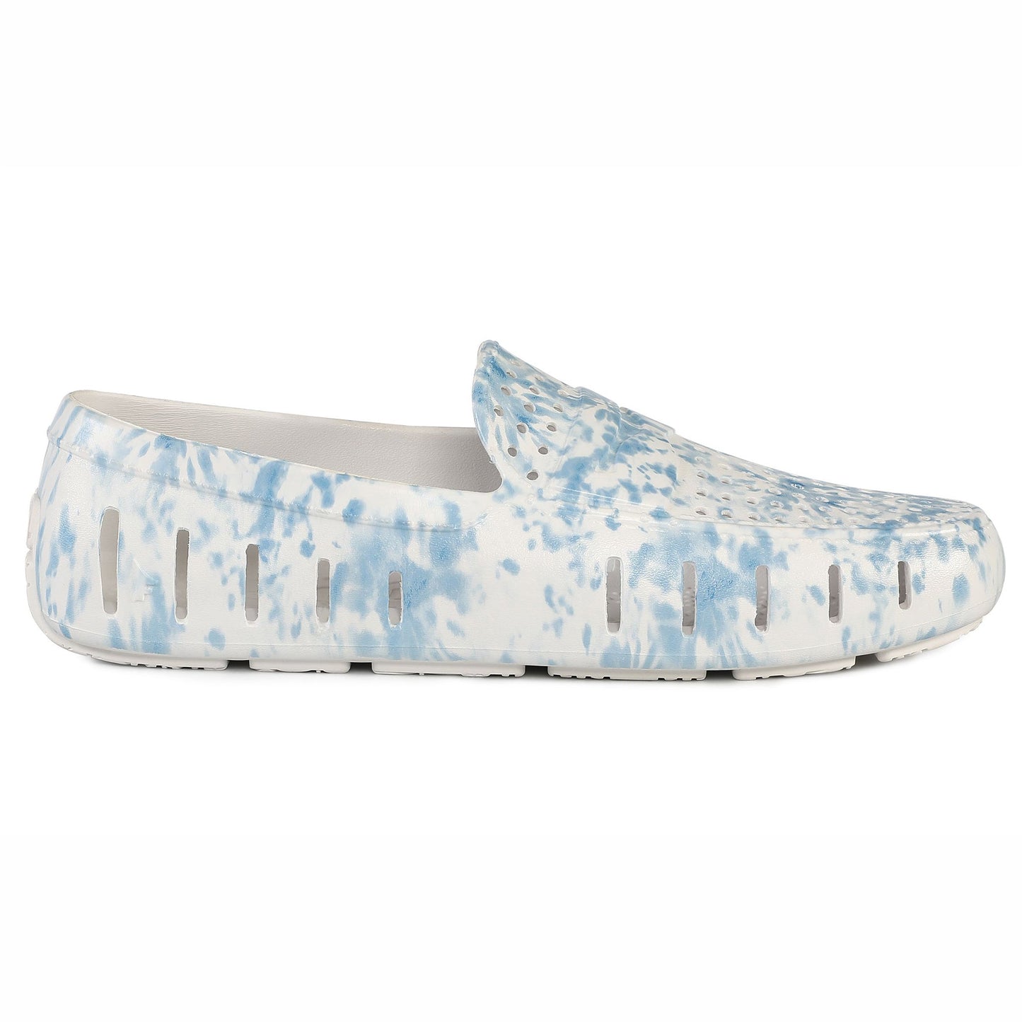 men s country club blue tie dye bright white loafers,5