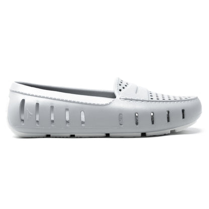women s posh harbor mist gray coconut loafers,5