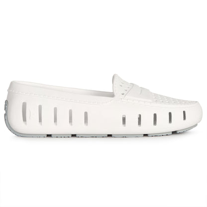 women s posh bright white harbor mist gray loafers,5