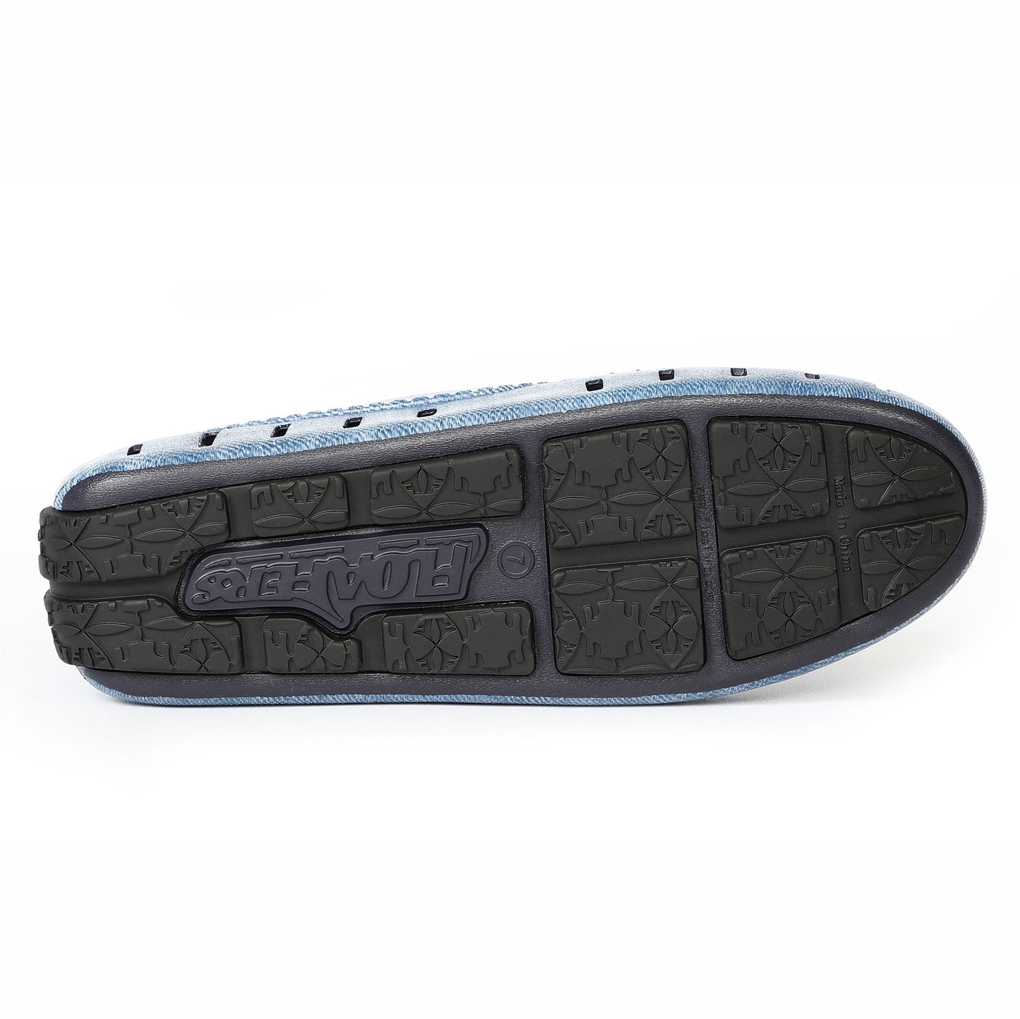 Women's Posh Blue Denim Print Loafers