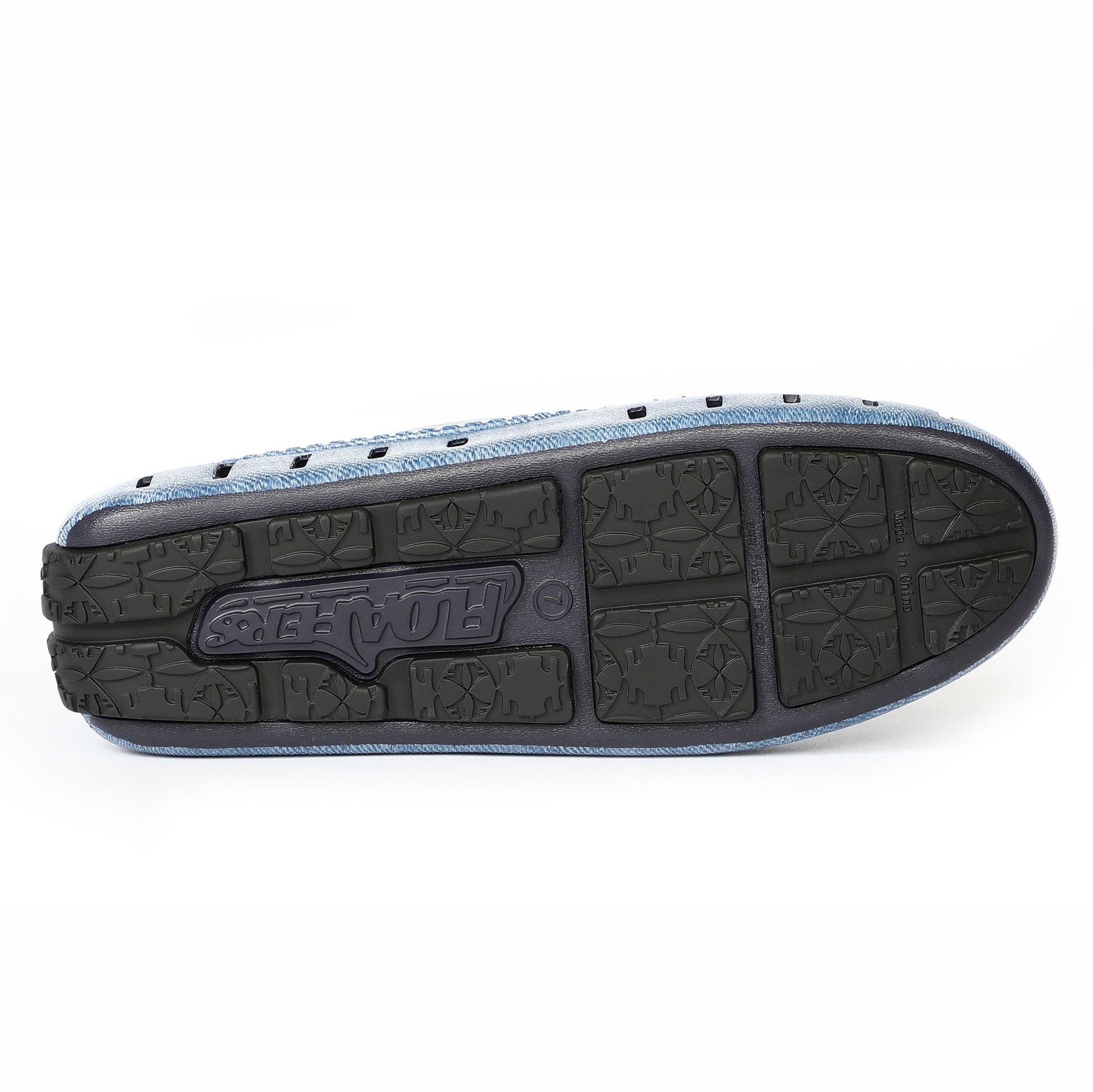 Women's Posh Blue Denim Print Loafers