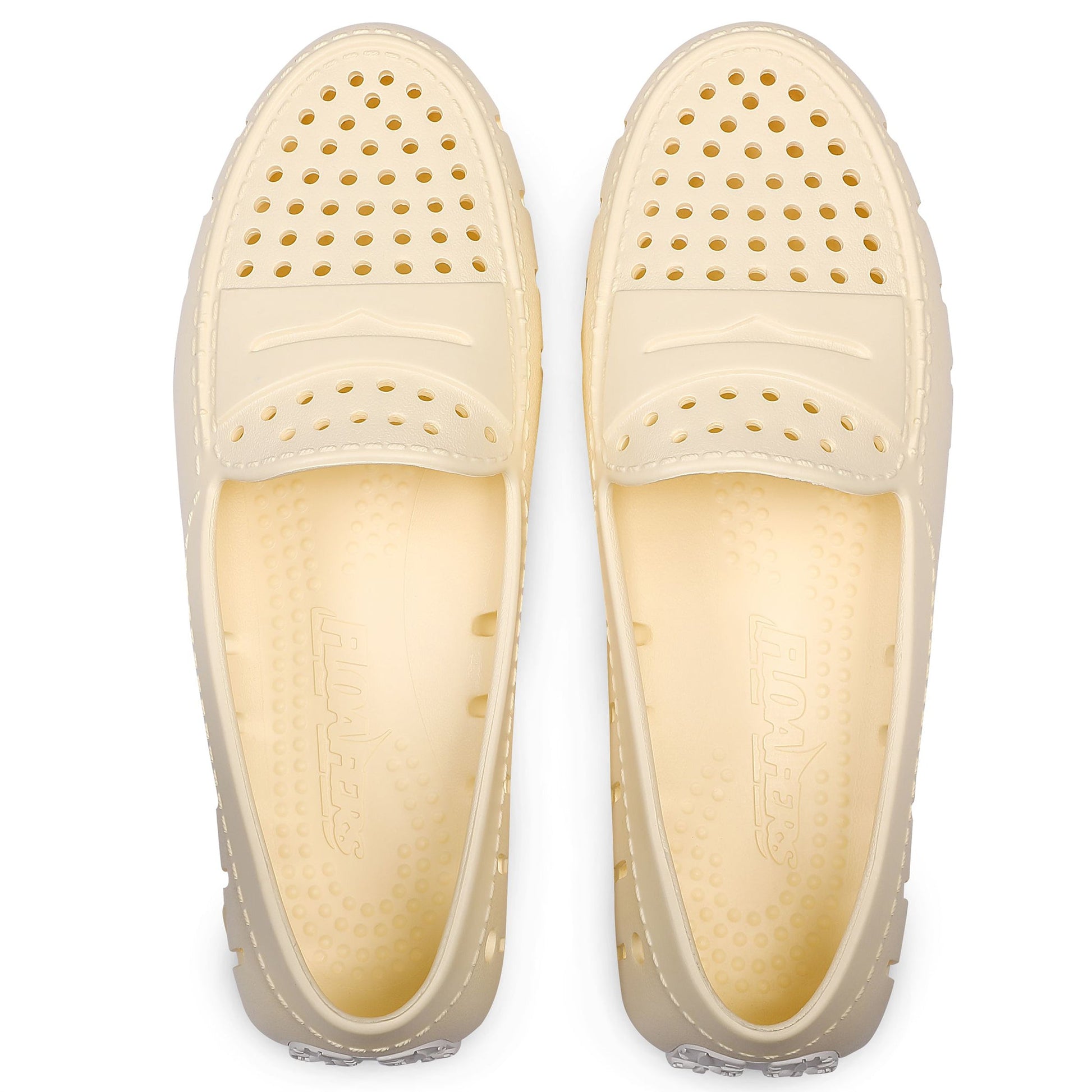 Women's Posh Lemon Ice Bright White Loafers