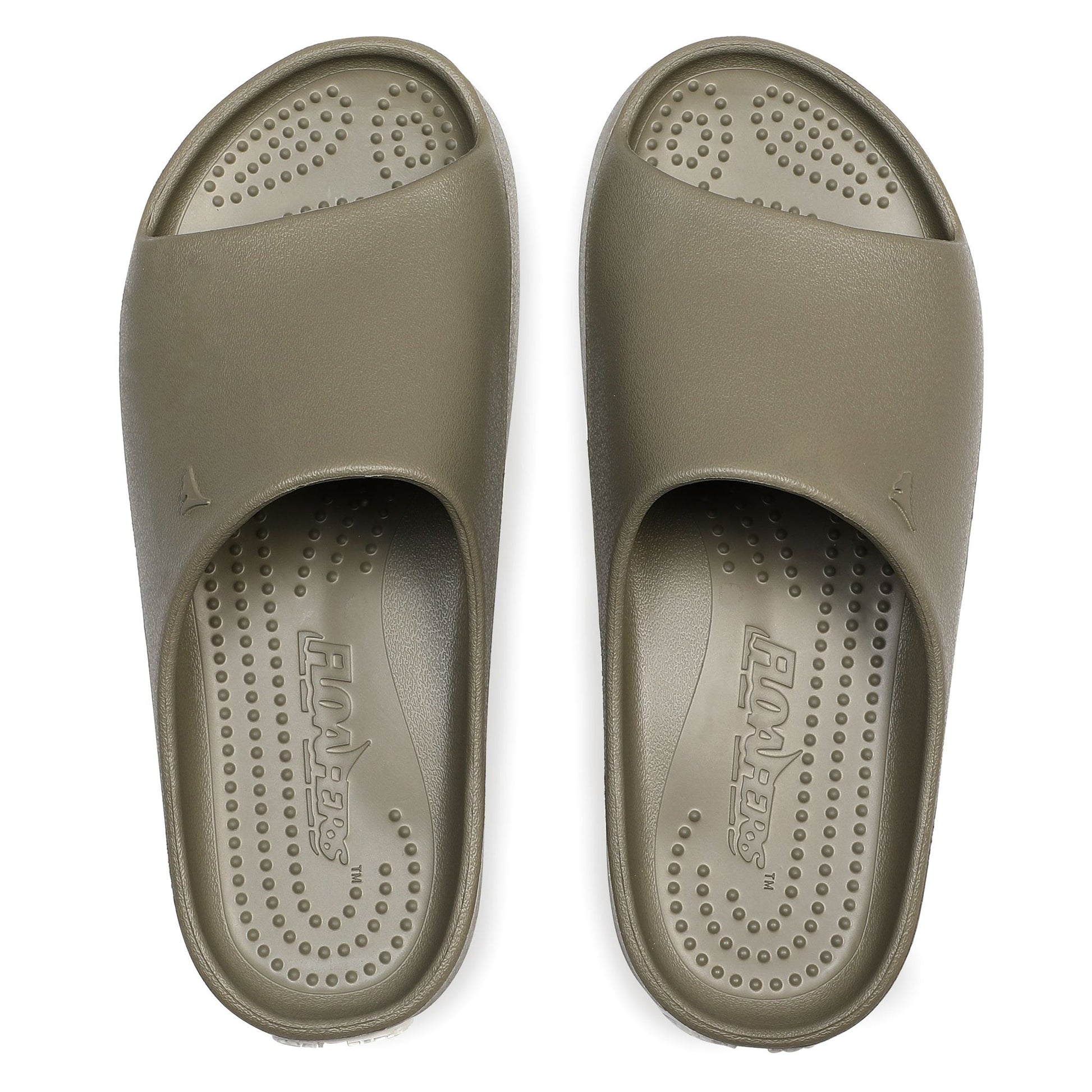 MERMAID GREEN/BRIGHT WHITE LANE-4 WOMENS SLIDE