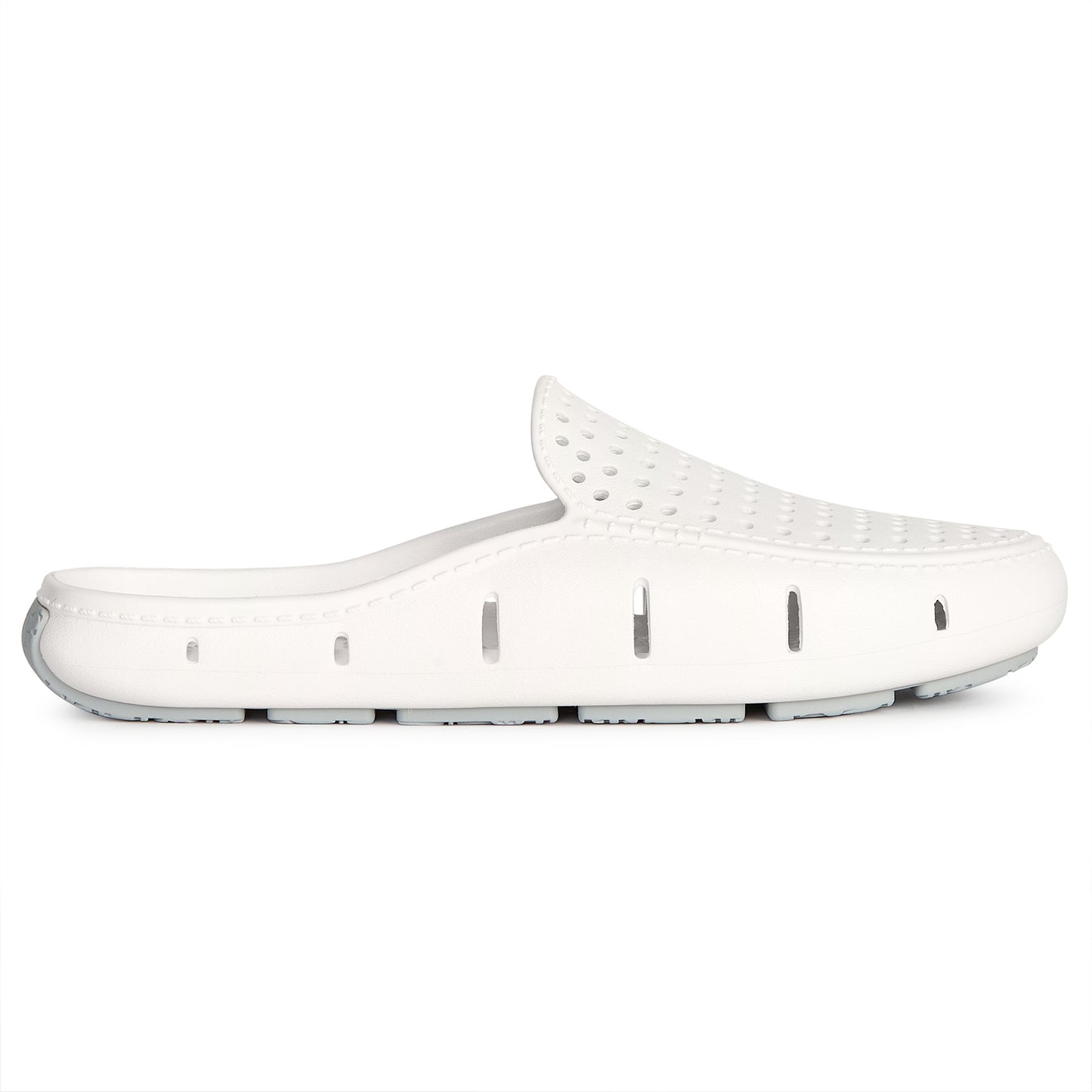 bright white/harbor mist gray womens sunset slide,5