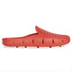 coral/bright white womens sunset slide
