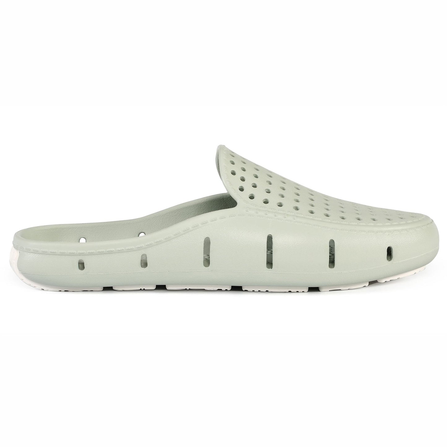 seafoam/bright white womens sunset slide,5