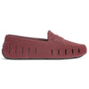women s posh burgundy suede loafers