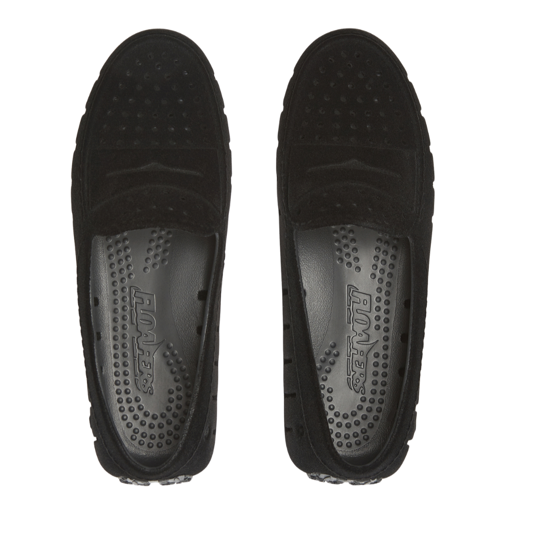 Women’s Posh Driver 3.0 Foam Shoe | Black Vegan Suede