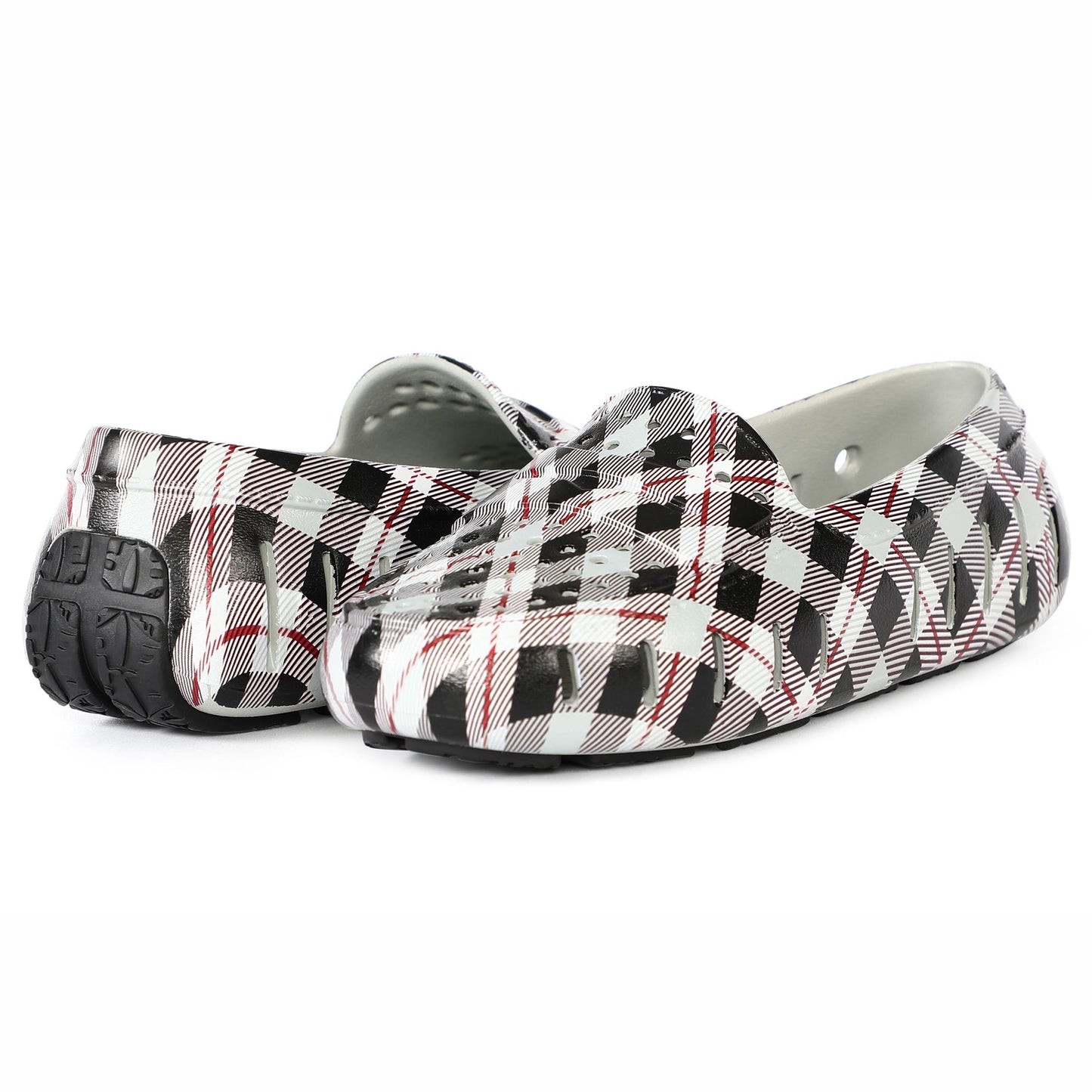 GREY MULTI PLAID/BLACK POSH PRINT - FINAL SALE