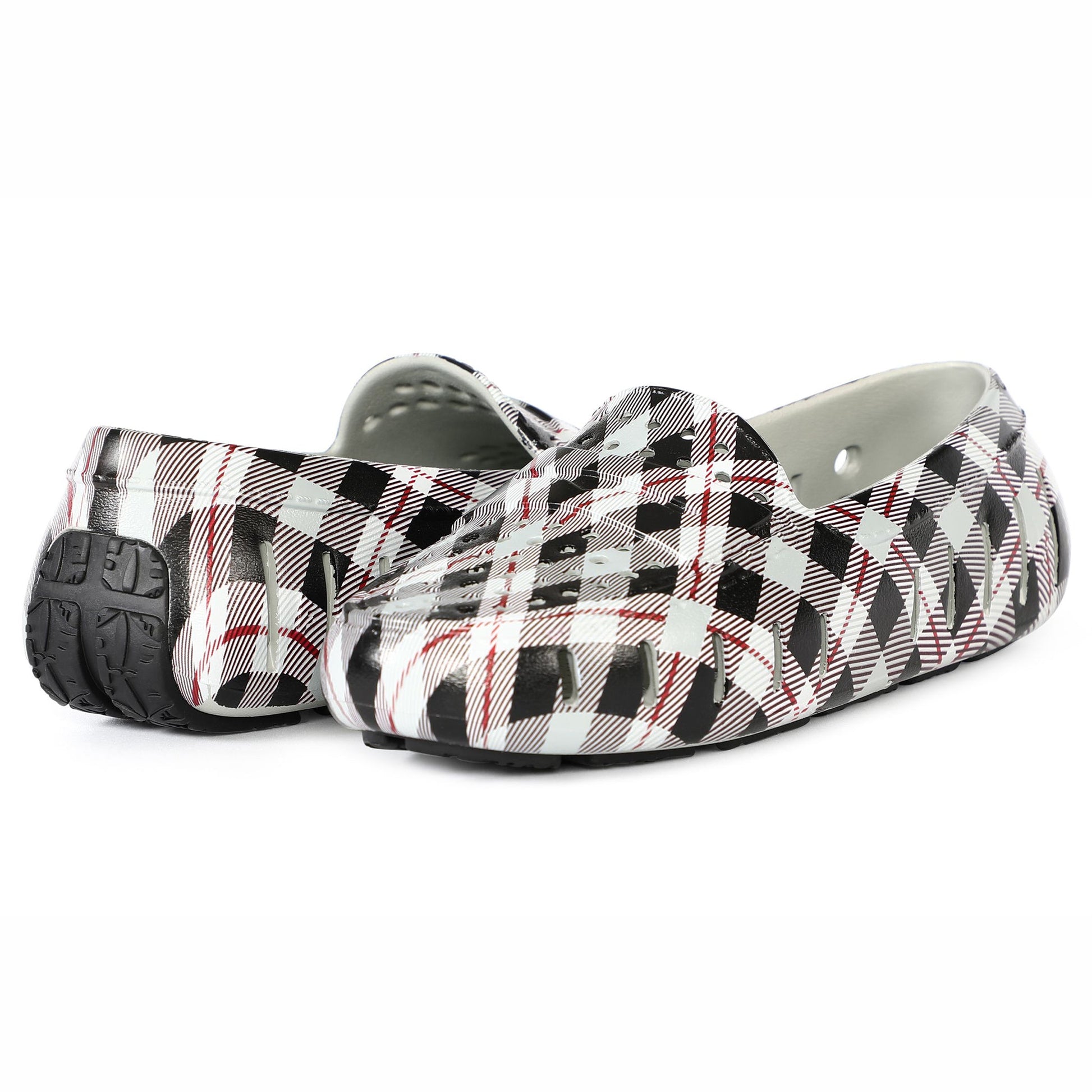 GREY MULTI PLAID/BLACK POSH PRINT - FINAL SALE