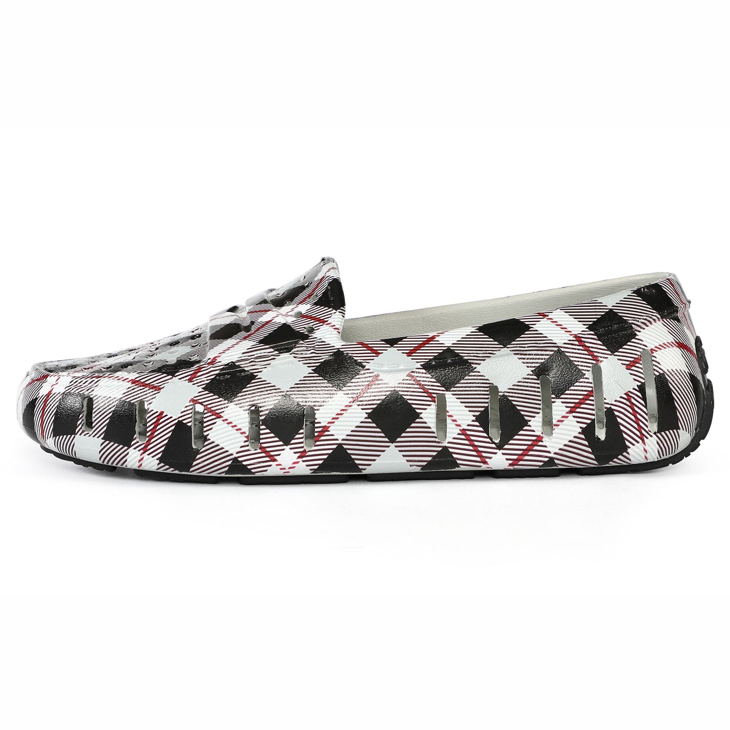 GREY MULTI PLAID/BLACK POSH PRINT - FINAL SALE