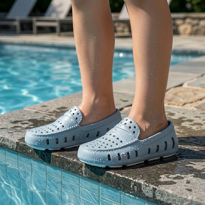 Kid’s Prodigy Driver Foam Shoe | Powder Blue/Bright White