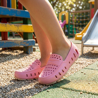 Kids Prodigy Pink Carnation Bright White Loafers
