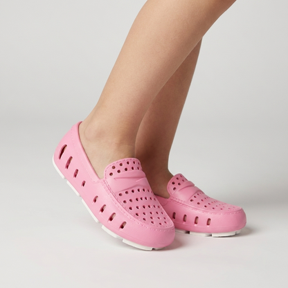 Kids Prodigy Pink Carnation Bright White Loafers