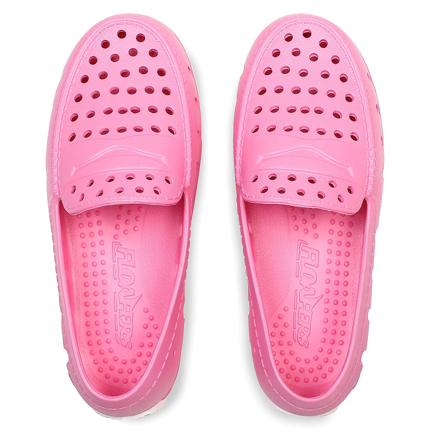 Kids Prodigy Pink Carnation Bright White Loafers