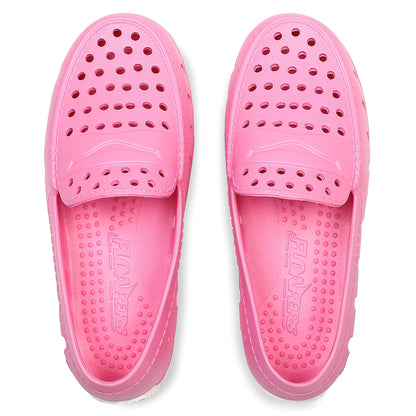 Kids Prodigy Pink Carnation Bright White Loafers
