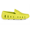 kids prodigy lime bright white loafers