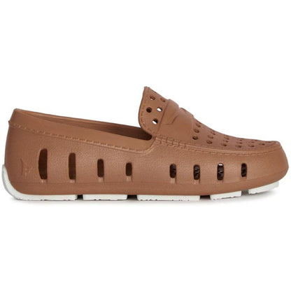 kids prodigy tan bright white loafers,C11