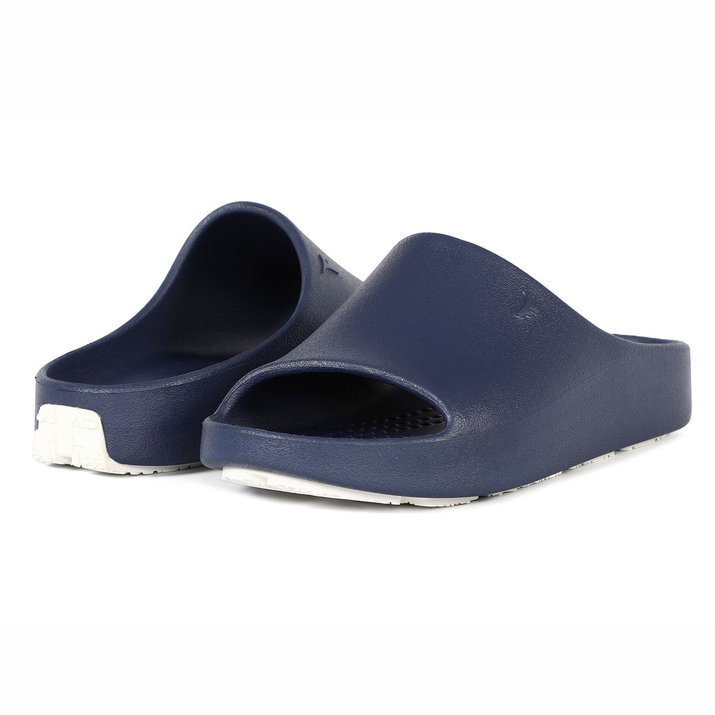 NAVY PEONY/BRIGHT WHITE LANE-4 KIDS SLIDE