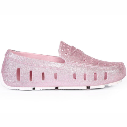 Kids Prodigy Pink Sparkle Bright White Loafers