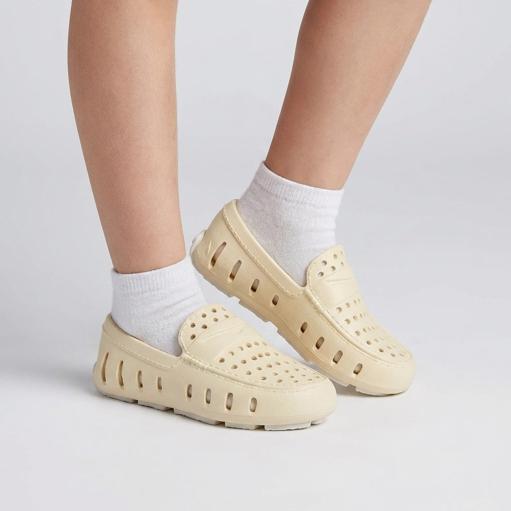 Kids Prodigy Lemon Icing Bright White Loafers