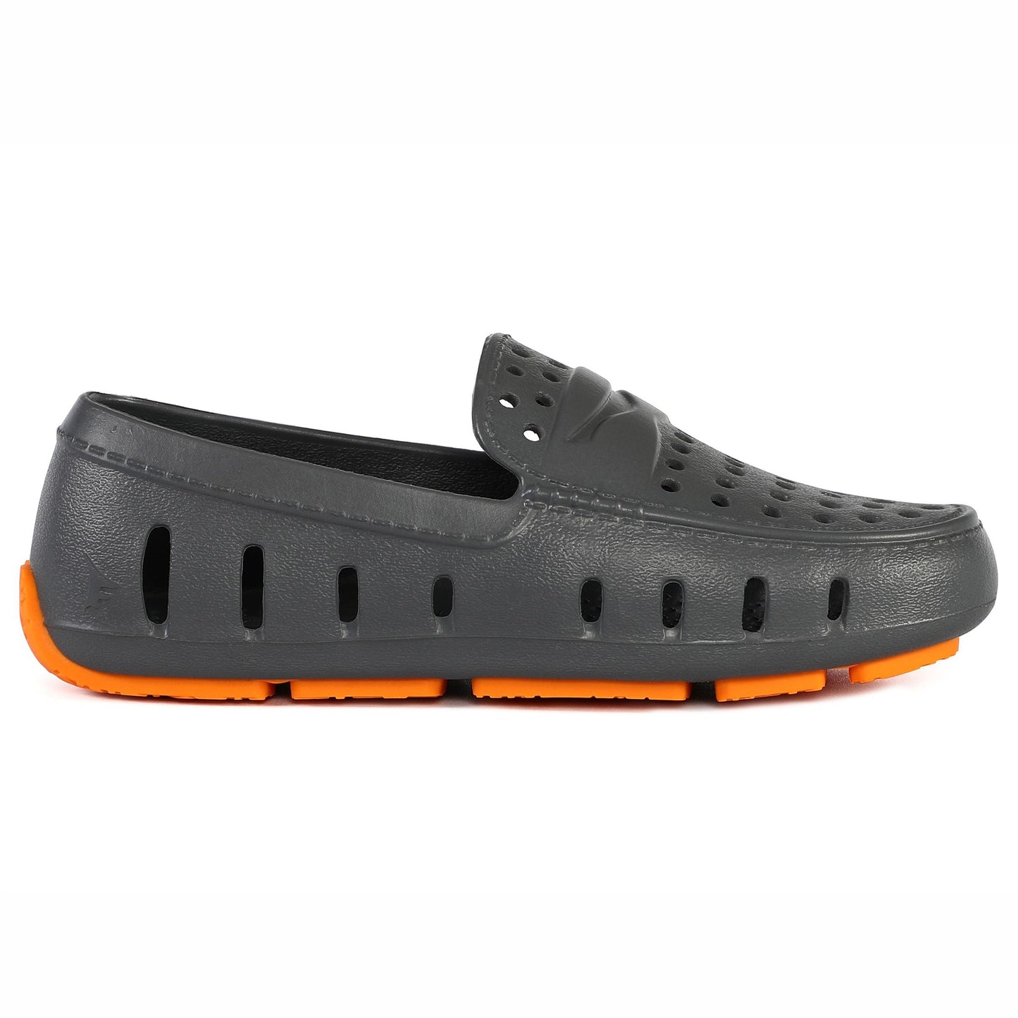 kids prodigy asphalt flame orange loafers,C4