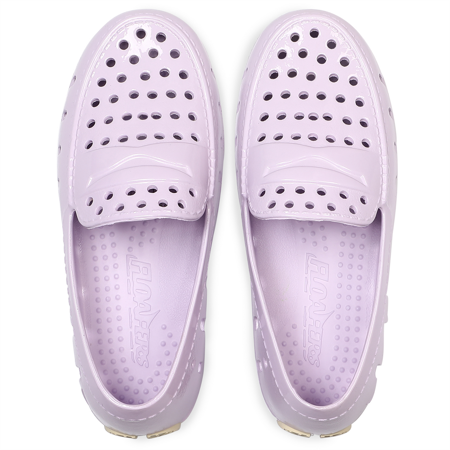 Kids Prodigy Dusty Pink Lilac Patent Loafers