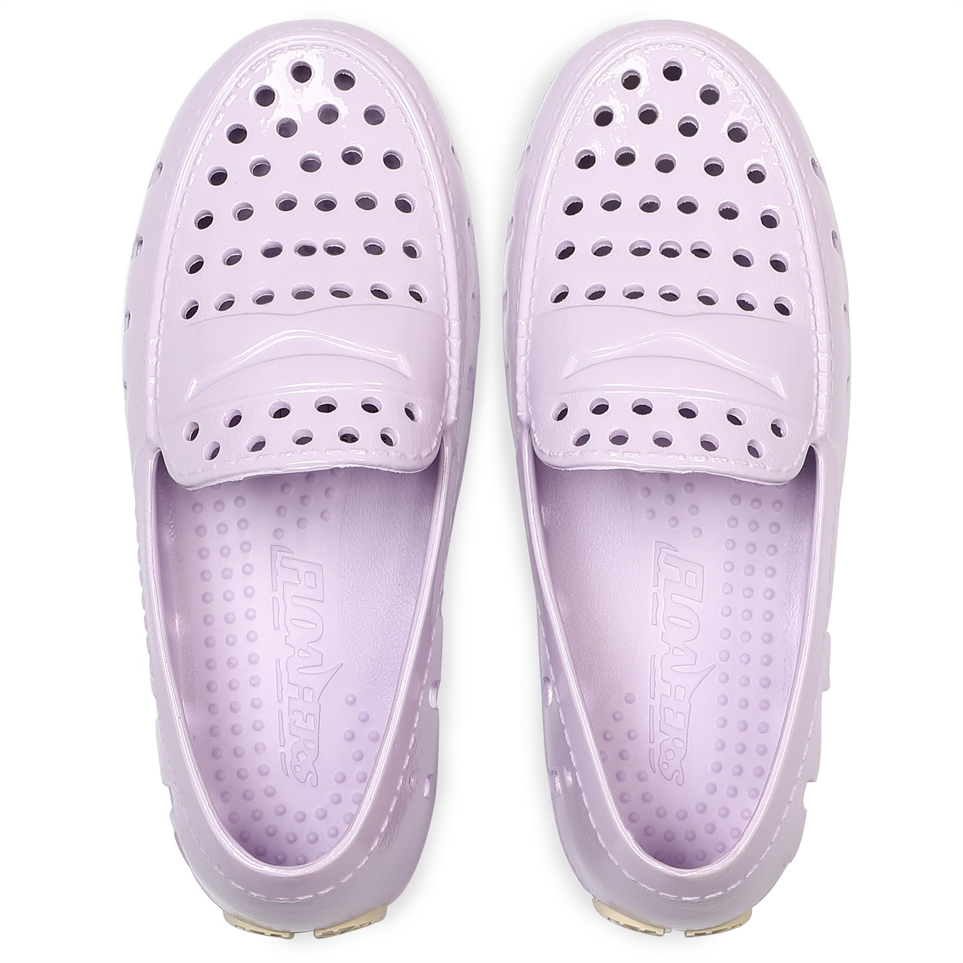 Kids Prodigy Dusty Pink Lilac Patent Loafers