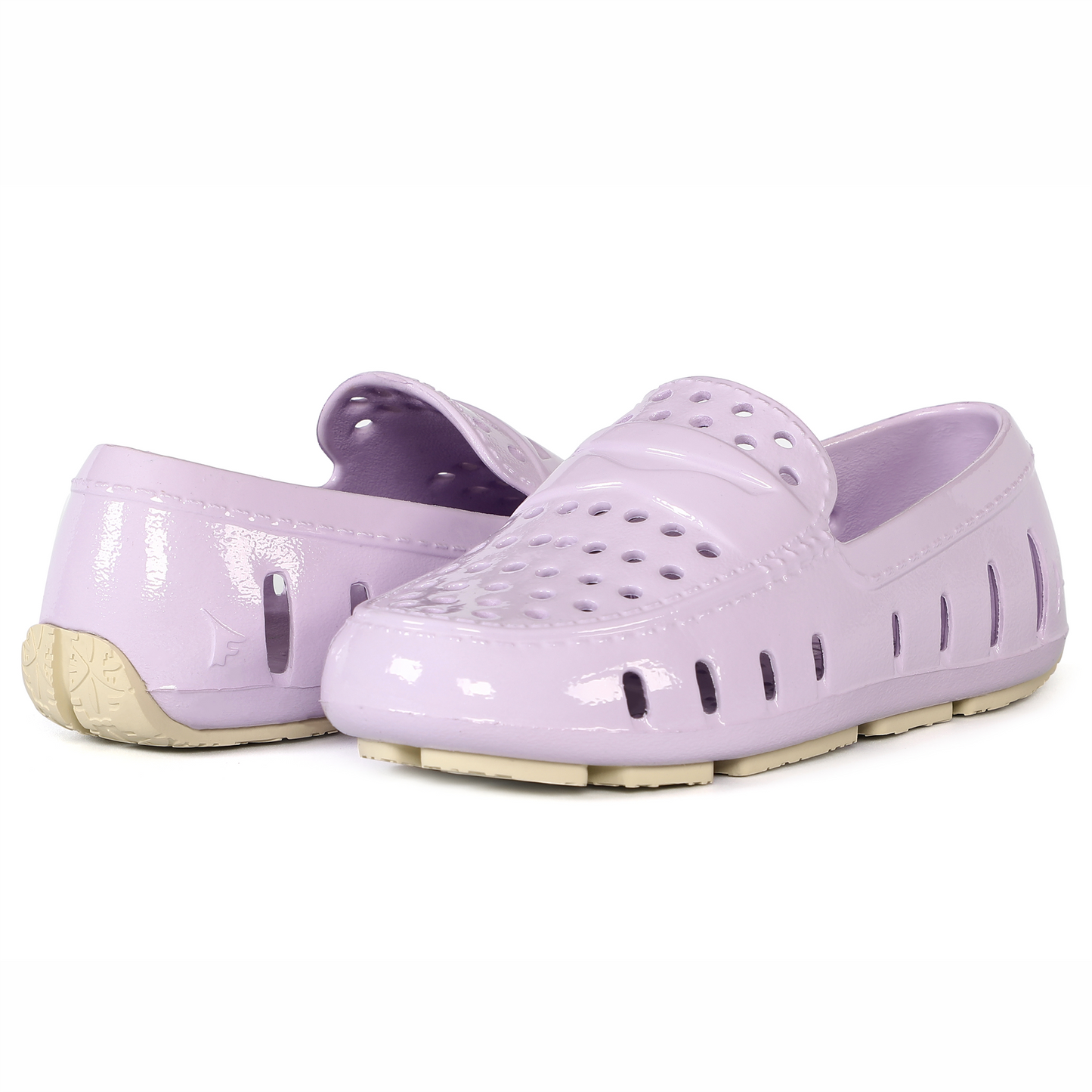 Kids Prodigy Dusty Pink Lilac Patent Loafers