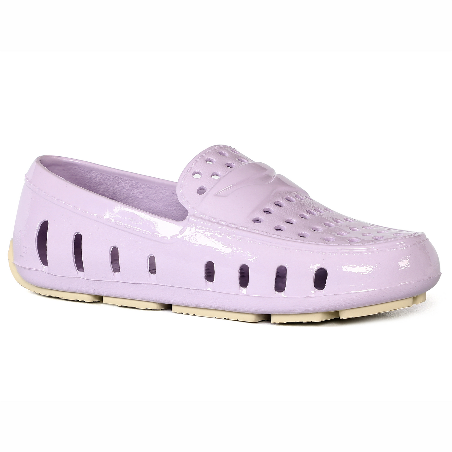 Kids Prodigy Dusty Pink Lilac Patent Loafers