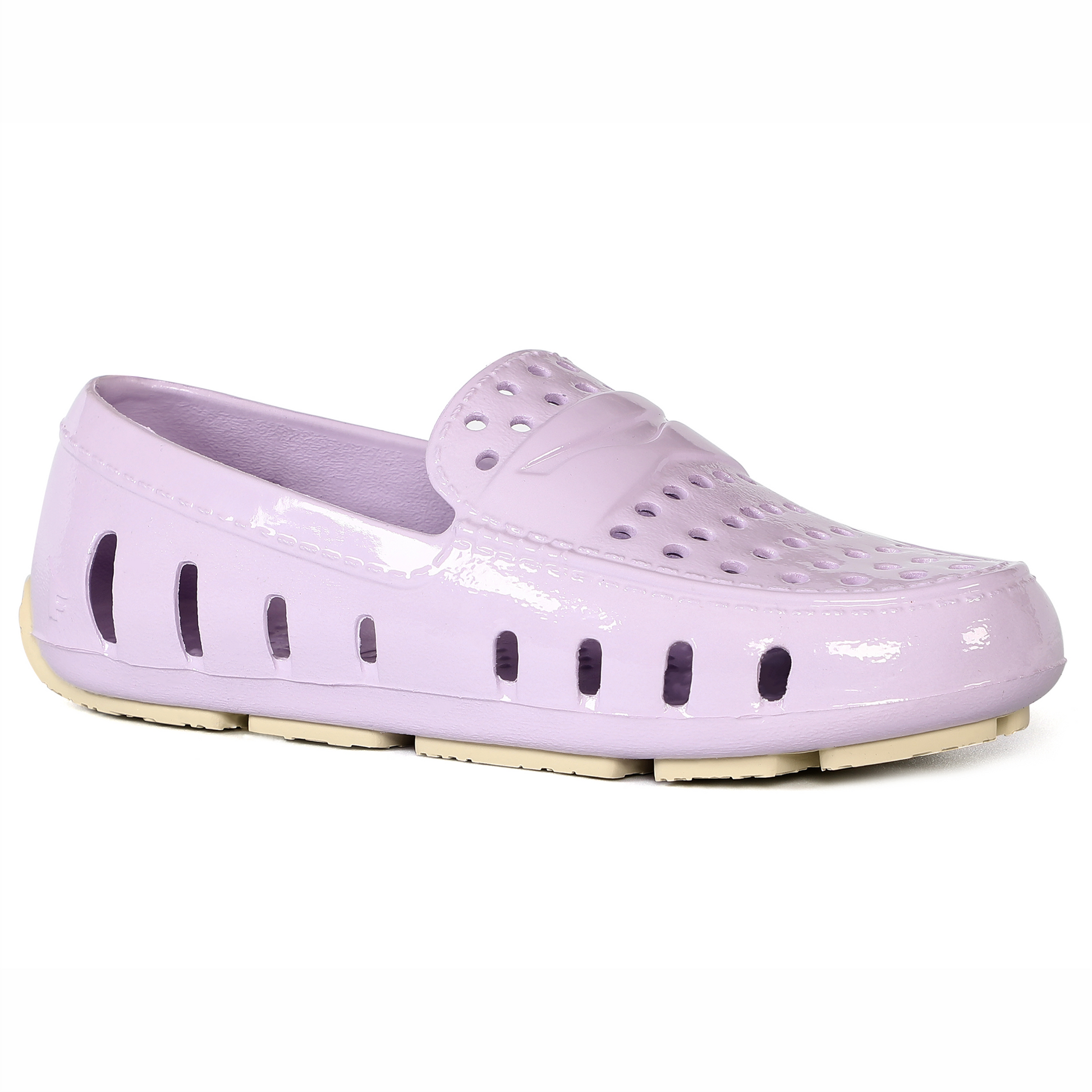 Kids Prodigy Dusty Pink Lilac Patent Loafers