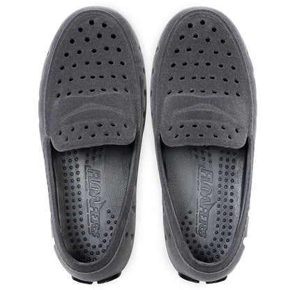 Kids Prodigy Slate Grey Black Loafers